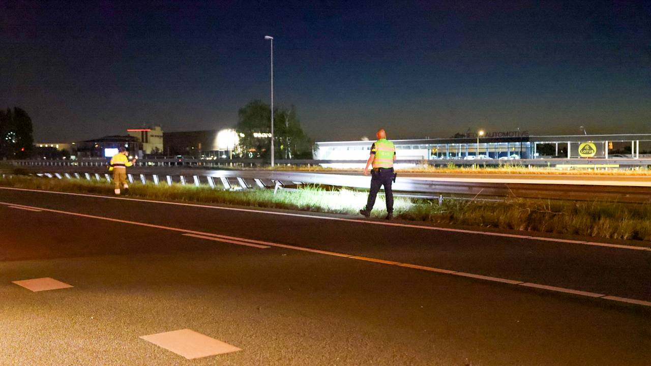 Ongeluk op A50 (foto: Addy Smits/Persbureau Heitink).  