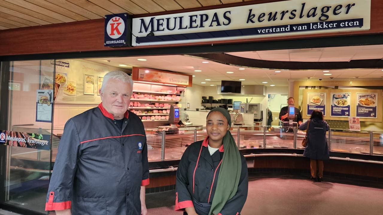 Henk Meulepas en Aicha (foto: Omroep Land van Cuijk).