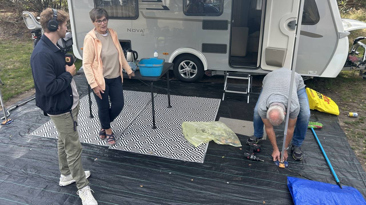 Jan en Paula op de Flaasbloem in Chaam (foto: Omroep Brabant)