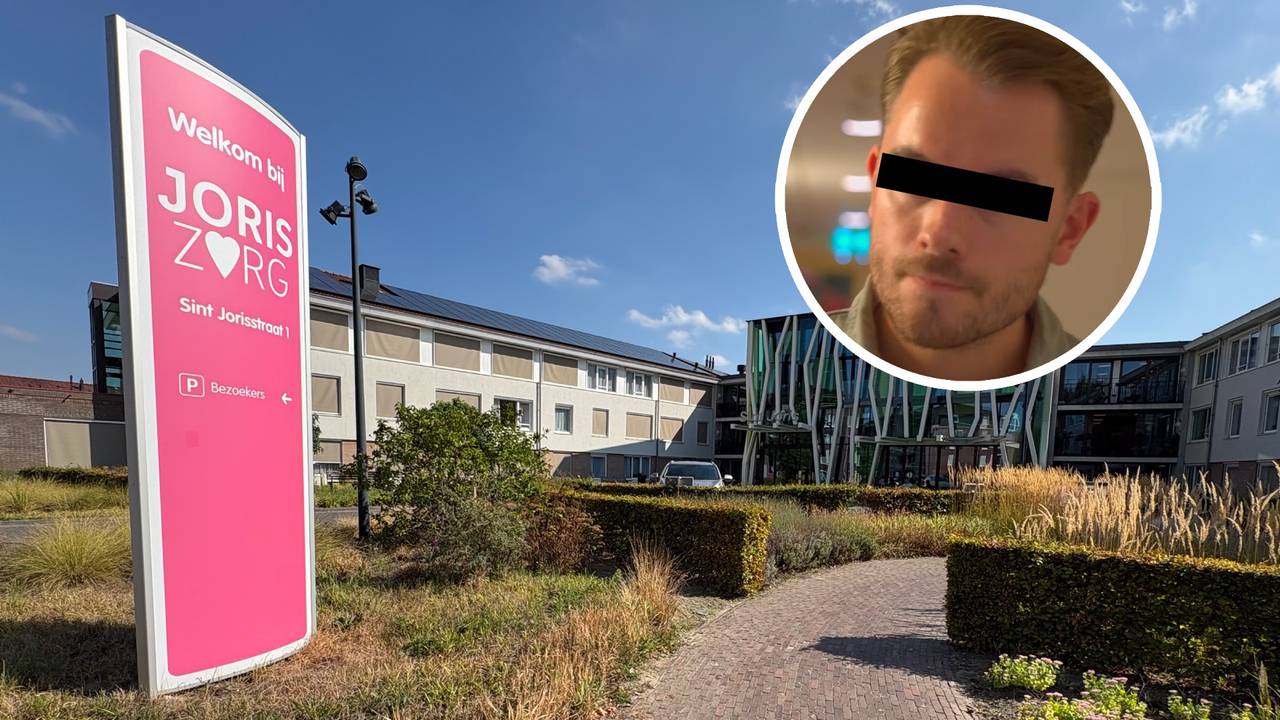 Woonzorgcentrum Joris Zorg in Oirschot en verdachte Jelle D. (foto: Raymond Merkx)