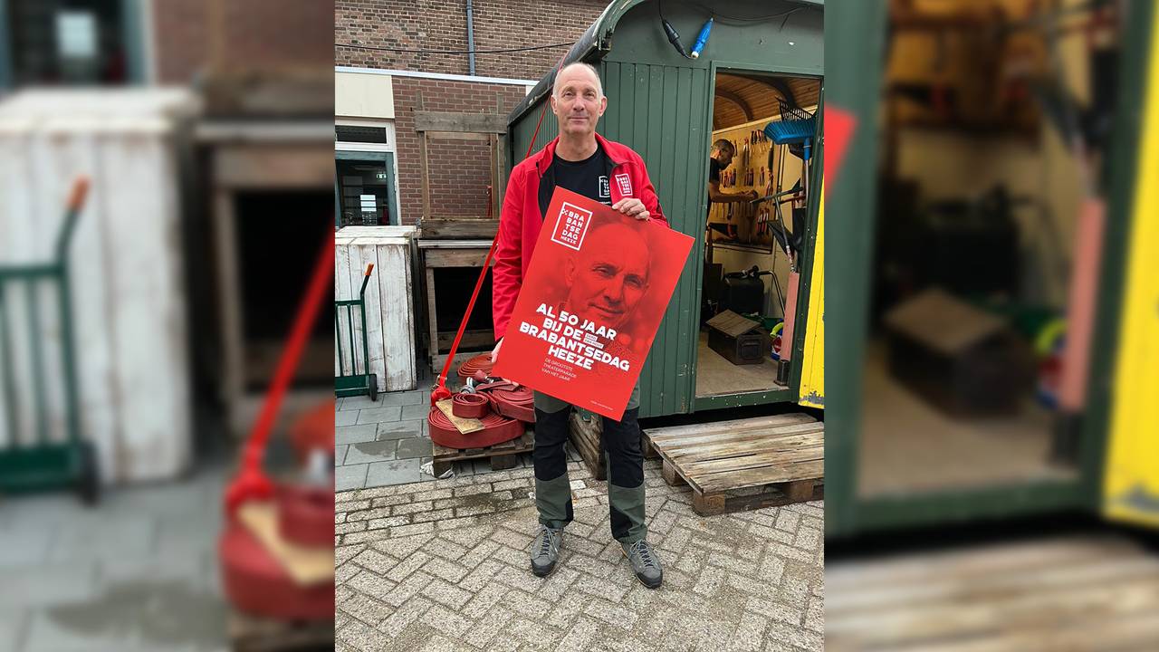 Gerd van Hout is 50 jaar vrijwilliger bij de Brabantsedag (foto: Guus Berkers).