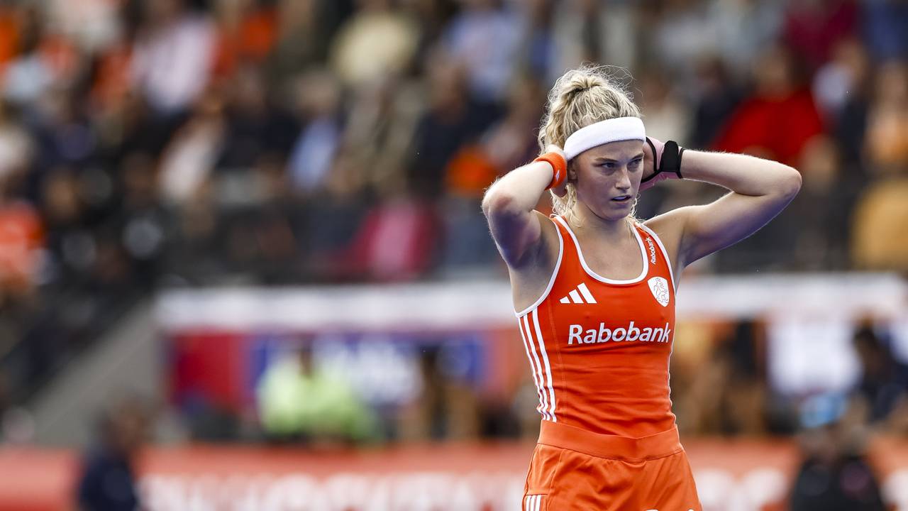 Yibbi Jansen scoorde in de WK-finale (foto: Sem van der Wal / ANP).