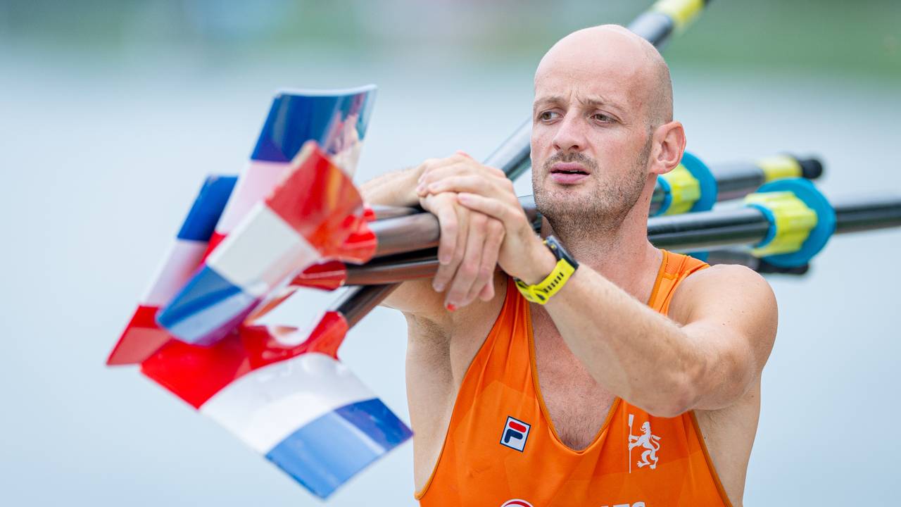 Sander de Graaf uit Made pakte opnieuw een WK-medaille (foto: Iris van den Broek, ANP).