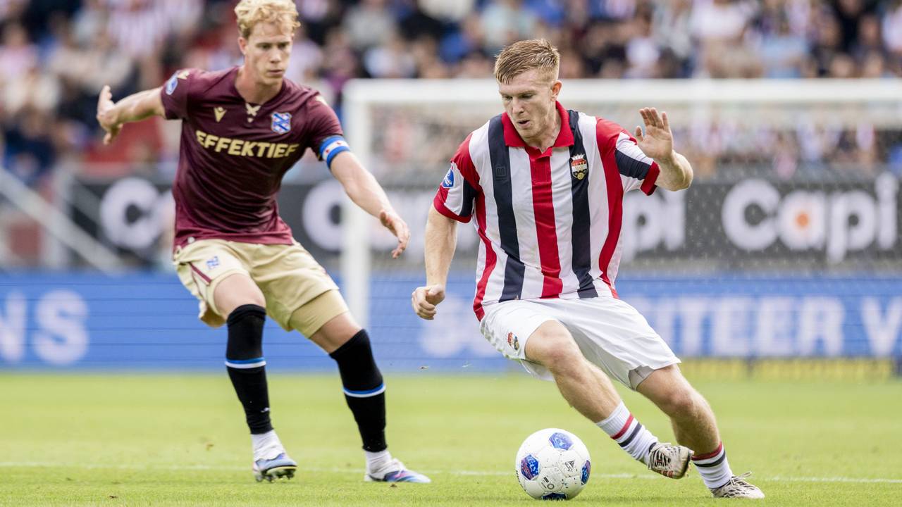Devin Haen maakte de 2-2 namens Willem II (foto: ANP)
