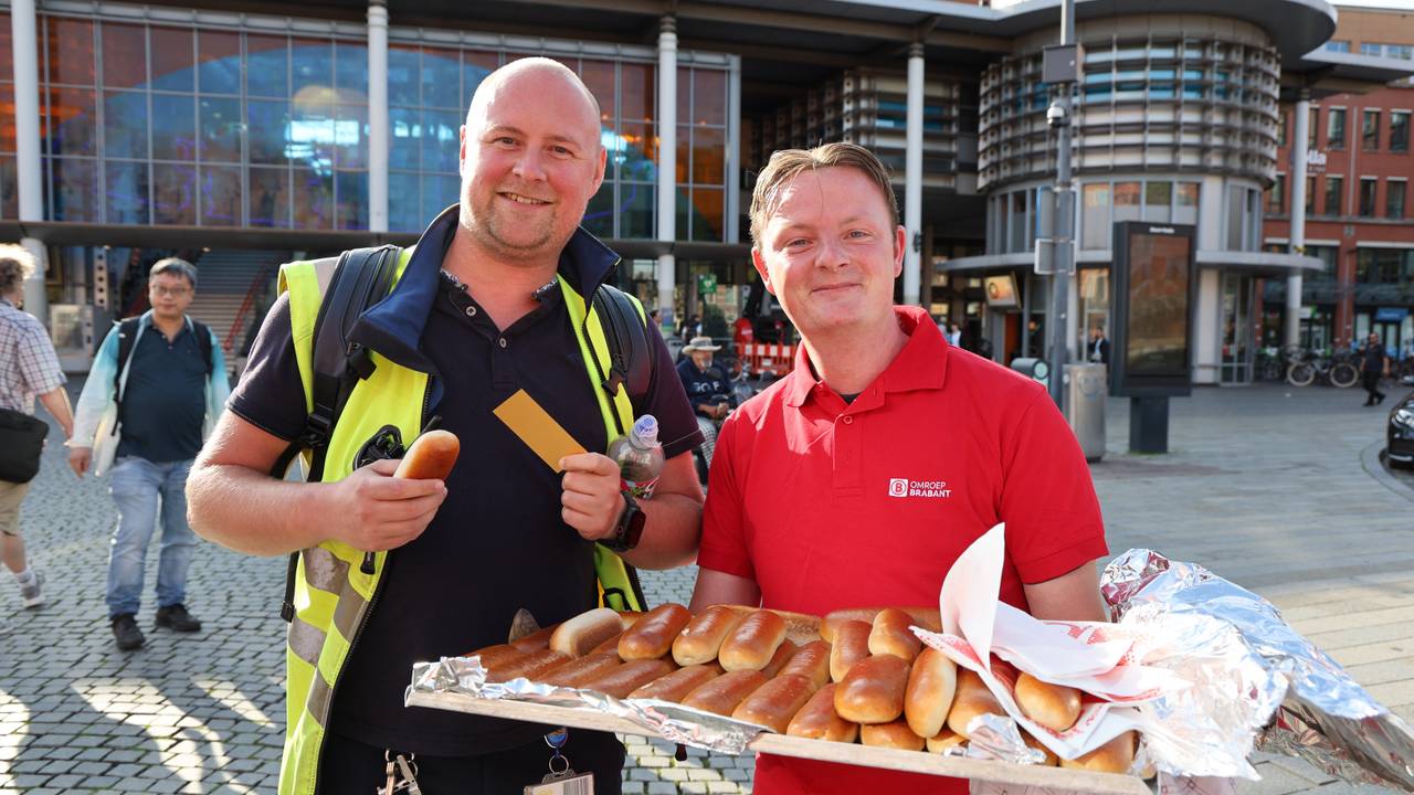 Machinist Erik wint de gouden wikkel (foto: Omroep Brabant).