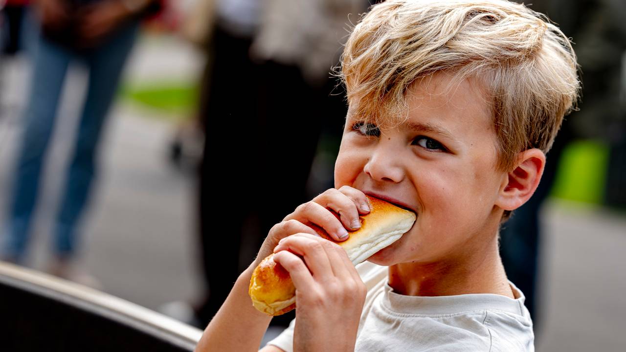 Smullen maar! (foto: Marcel van Dorst/Eye4images)