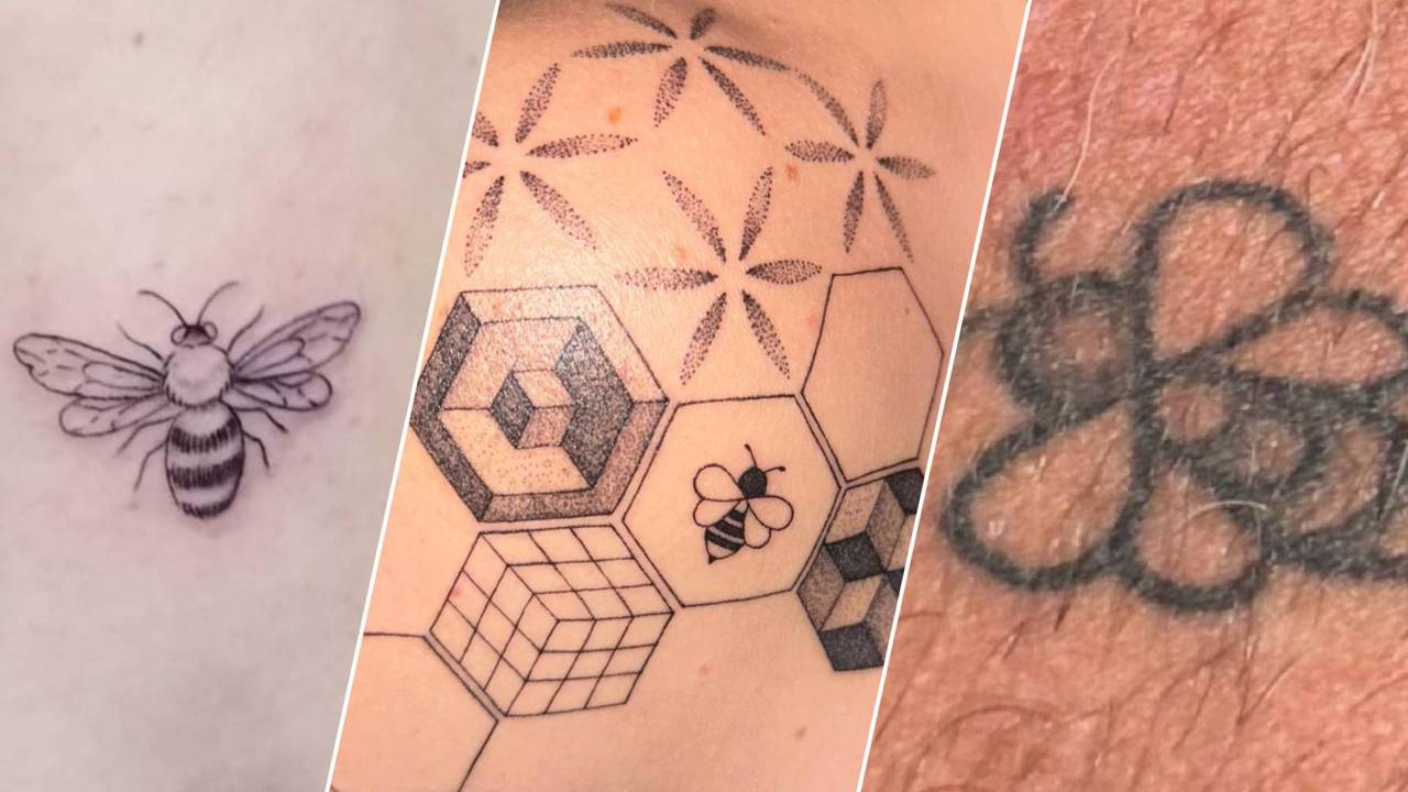 Verschillende tattoos van familie en vrienden (Privéfoto's).