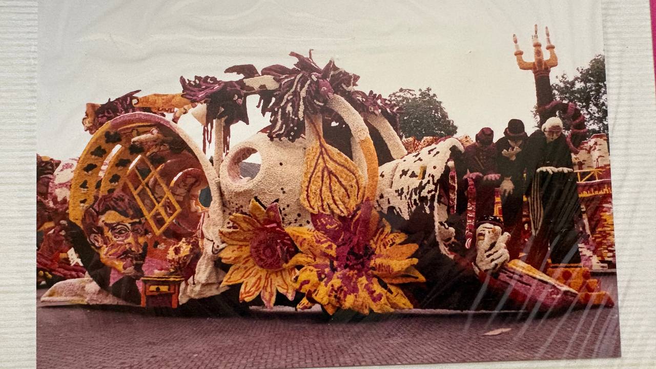 Een van de wagens die Ellie Snepvangers heeft ontworpen (foto: Wilco Zonneveld).