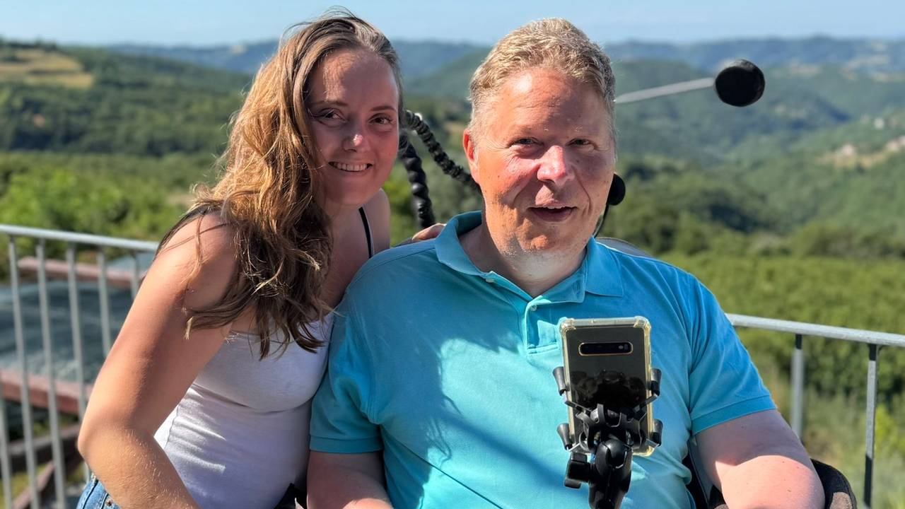 Anne en Michiel hebben een hechte band (foto: privéarchief Michiel).