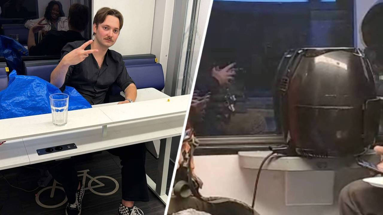 Van een bureau tot airfryer: dit mag je wel en niet meenemen in de trein