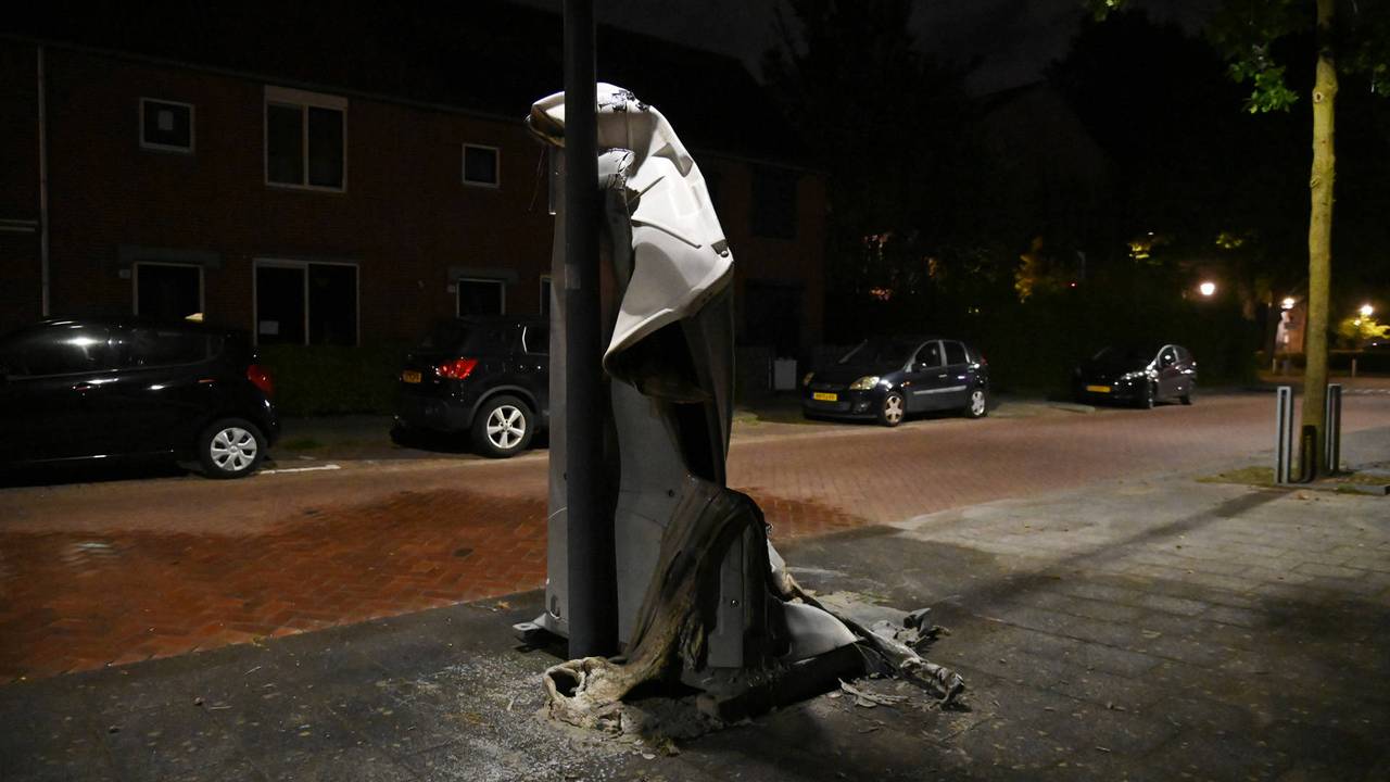 Van de dixi is weinig meer over (foto: Perry Roovers / Persbureau Heitink).