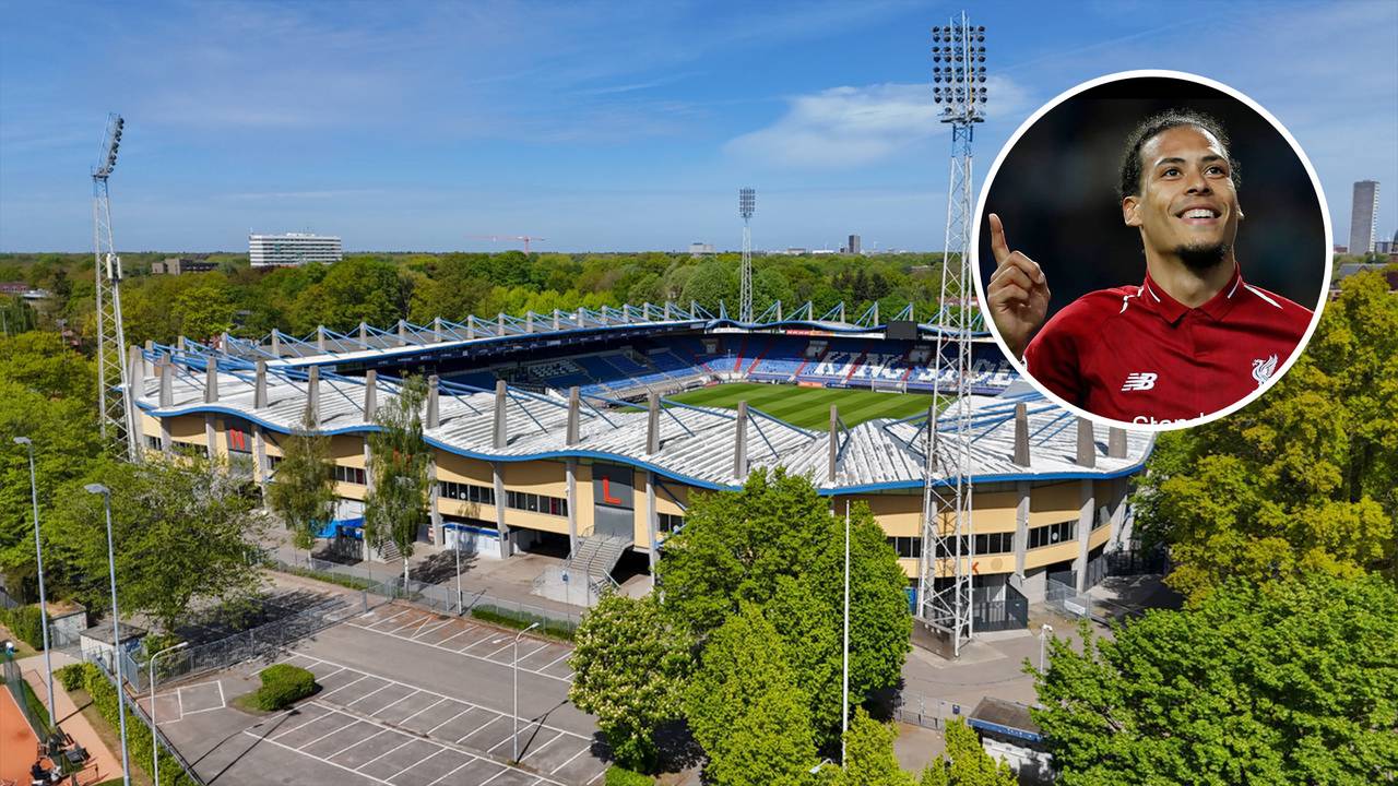 Topvoetballer Virgil van Dijk uit Breda was zondag even terug in Brabant. (foto: Omroep Brabant).