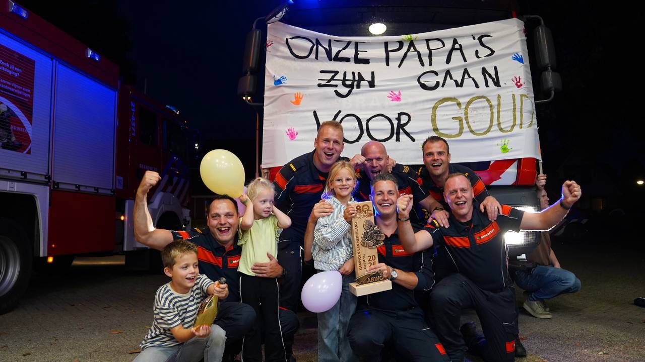 Deze kinderen hebben superhelden als papa's! (foto: Bart Meesters/Persbureau Heitink).
