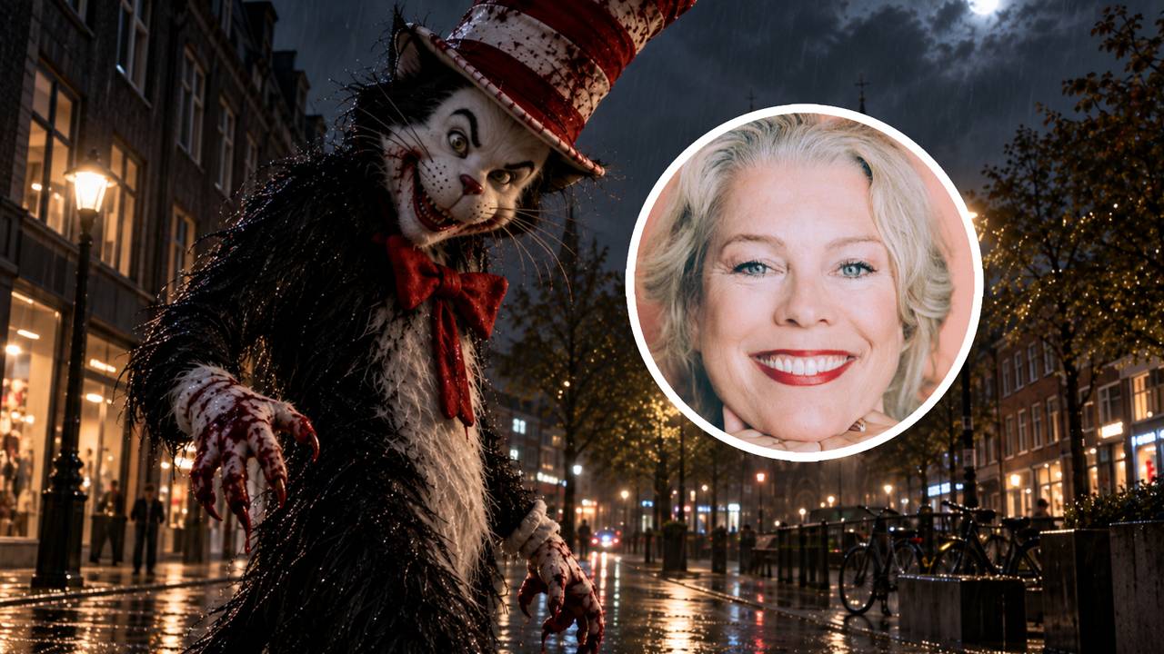 Mediapedagoog Jacqueline Kleijer vindt dat we de 'Cat in the Hat'-trend serieus moeten nemen (foto: AI-gegenereerde foto / eigen foto)