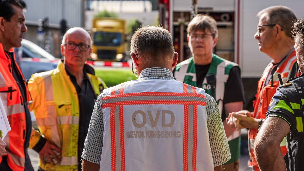 Veel hulpdiensten aanwezig (foto: Persbureau Heitink).