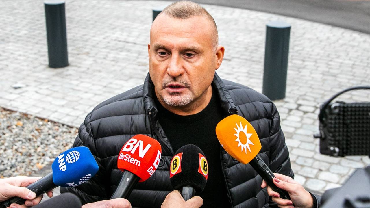 Klaas Otto bij de rechtbank in Breda in 2018 (foto: Remko de Waal/ANP).