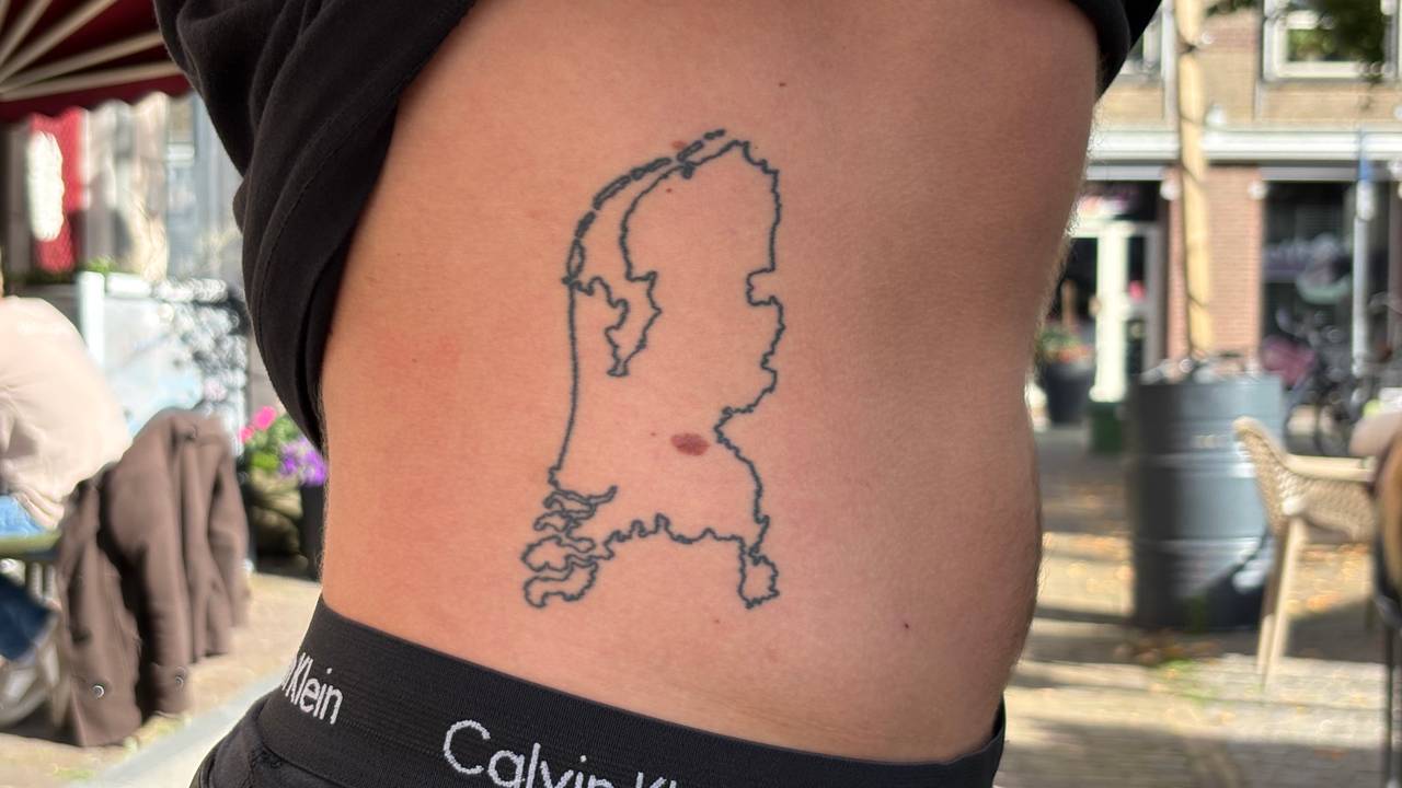 Bijzondere tattoo duikt op: ‘De moedervlek is Grave’