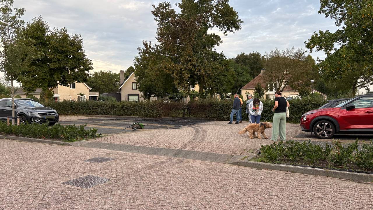 De dag na de autobranden (foto: Omroep Brabant). 