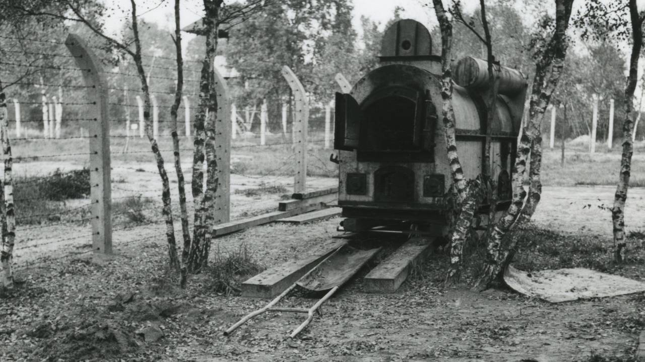 De Duitsers gebruikten onder andere een mobiele oven om de lichamen van 750 mensen te verbranden (foto: Nationaal Monument Kamp Vught).