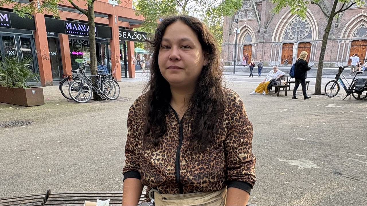 Tessa Rompas uit Eindhoven is dakloos (foto: Floor Foole).