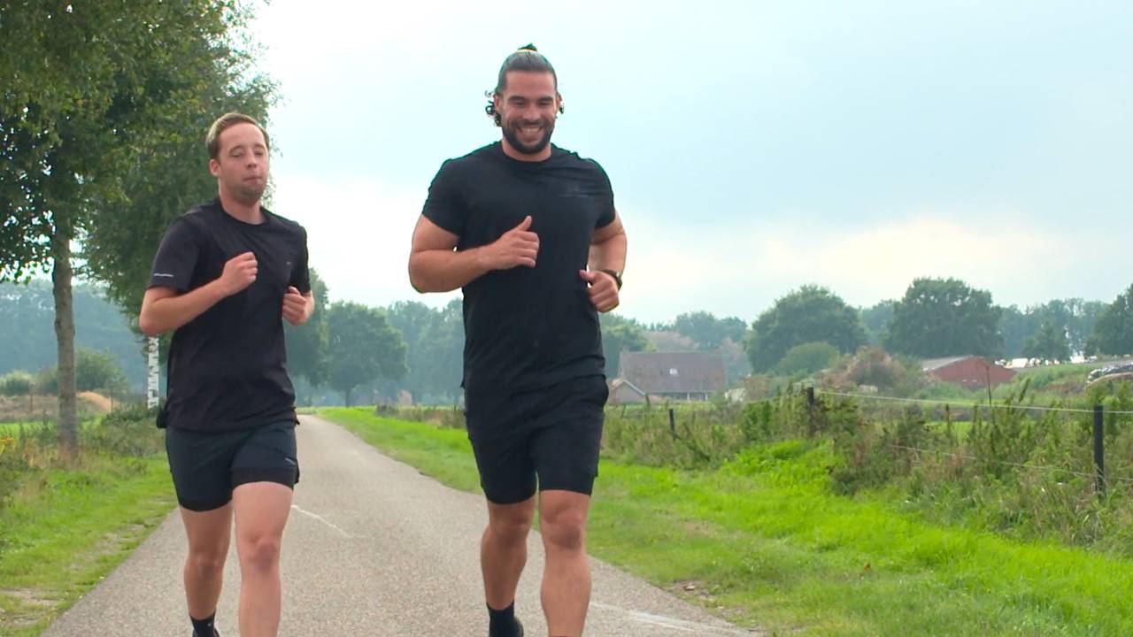 Erik en Mart trainen samen voor de Marathon in Eindhoven