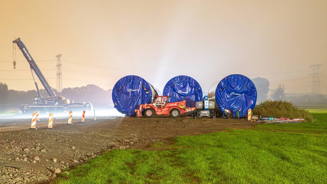 Nieuwe wieken bij energiepark langs de A59 (foto: Eneco).