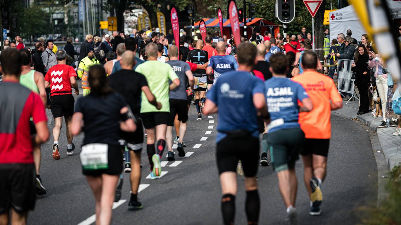 Marathon Eindhoven in 2021 (foto: ANP). 