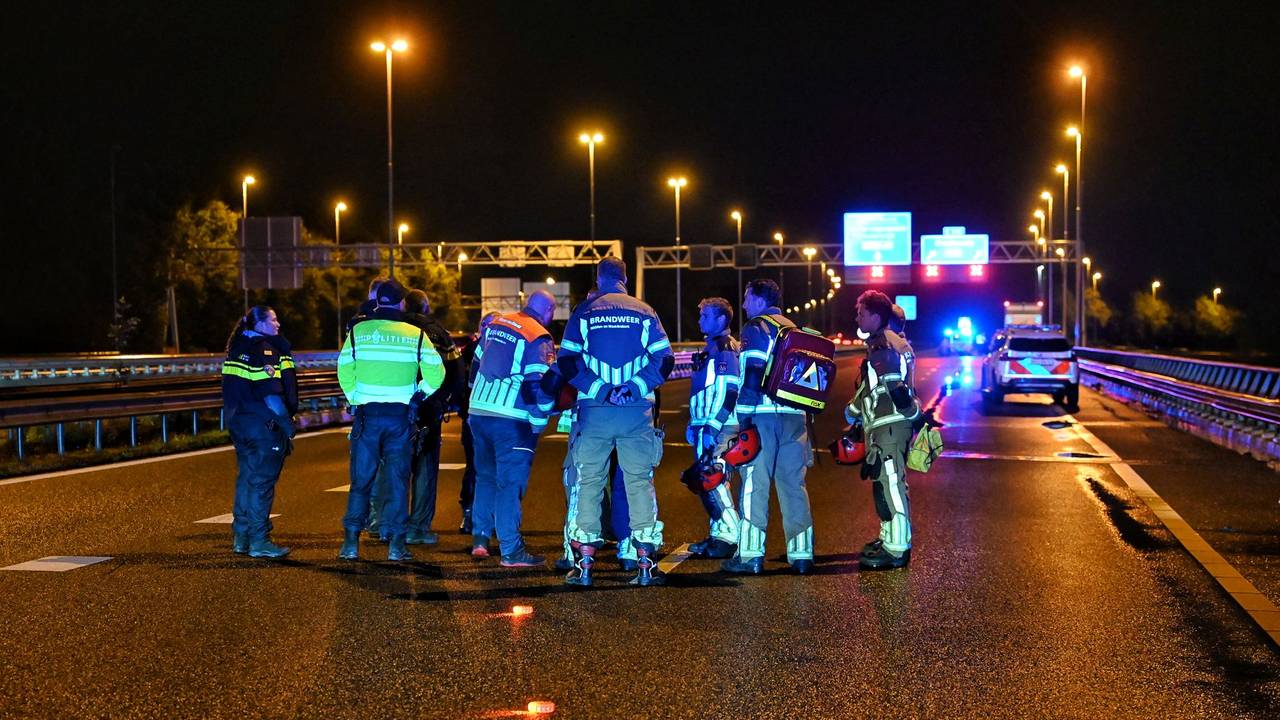 Voetganger overlijdt na aanrijding op A58, wilde vermoedelijk oversteken