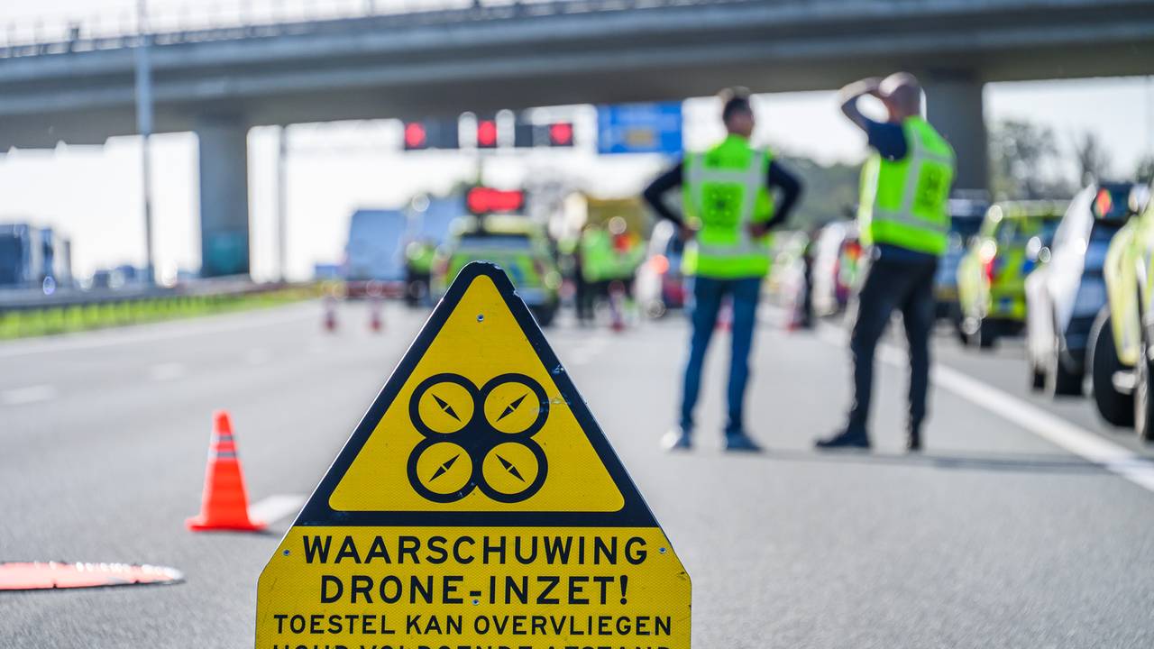 A16 dicht vanuit Breda (foto: Tom van der Put/Persbureau Heitink).
