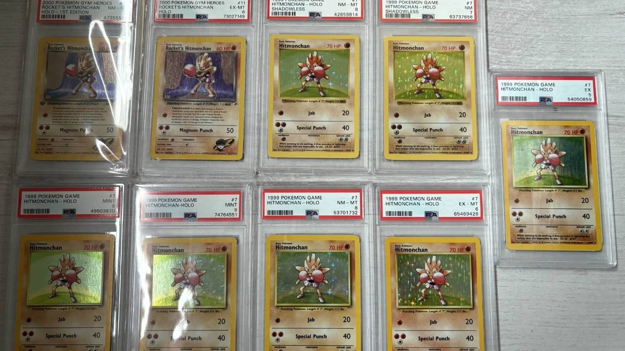 Een deel van de Pokémonkaarten die is gestolen (foto: Harm Groeneveld).