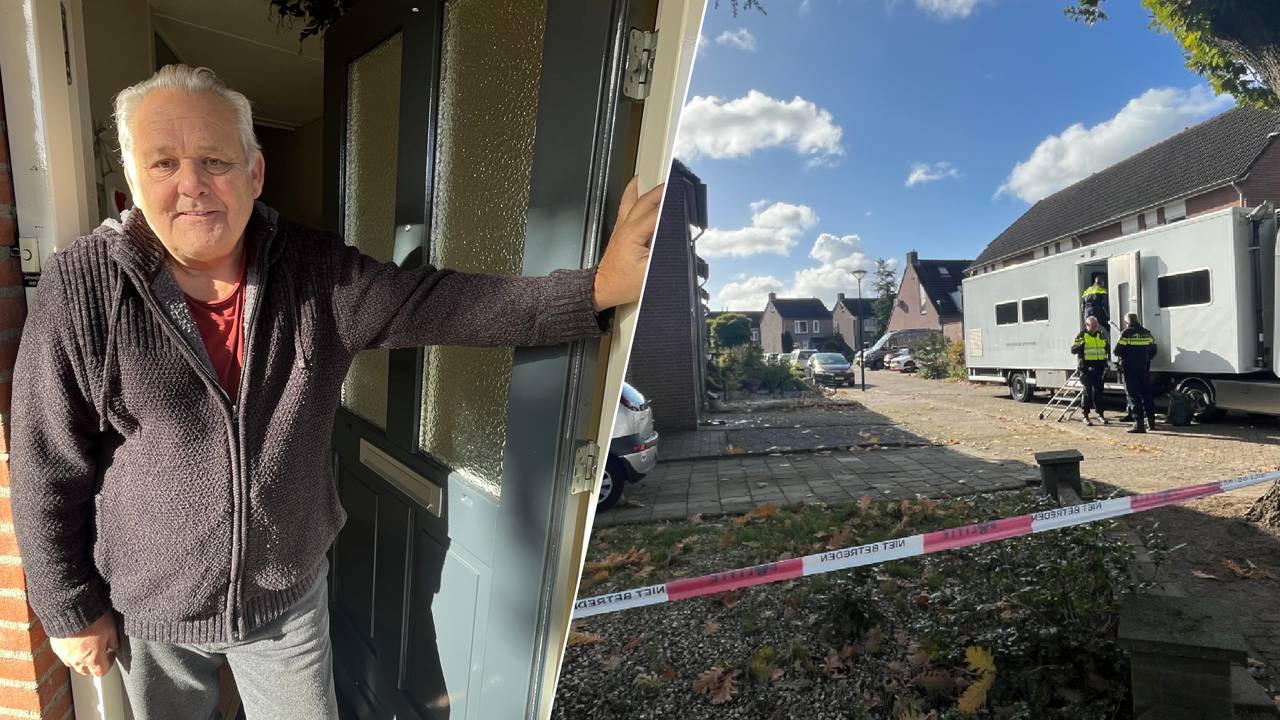 Buurman Rini is geschrokken door de vondst van de vrouw (foto: Eva de Schipper / Omroep Brabant).