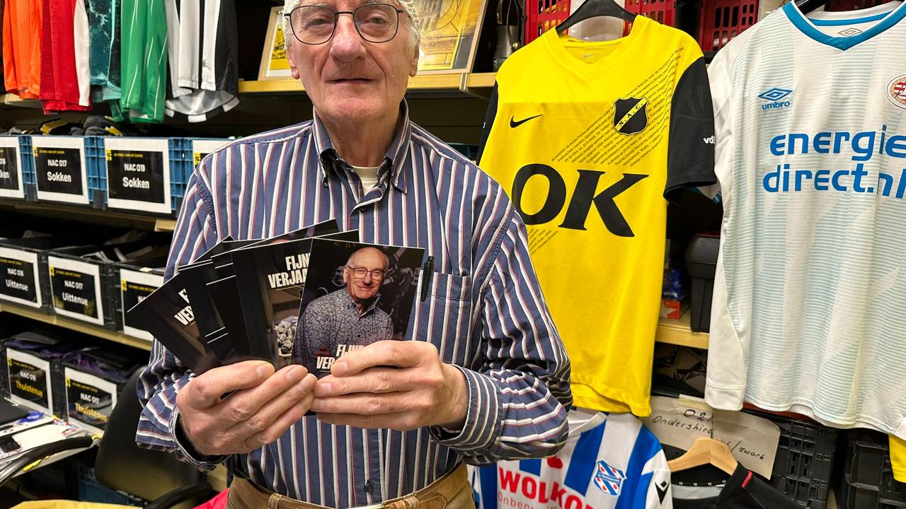 Een wasmand vol liefde: NAC-icoon Ben (80) krijgt 900 verjaardagskaarten
