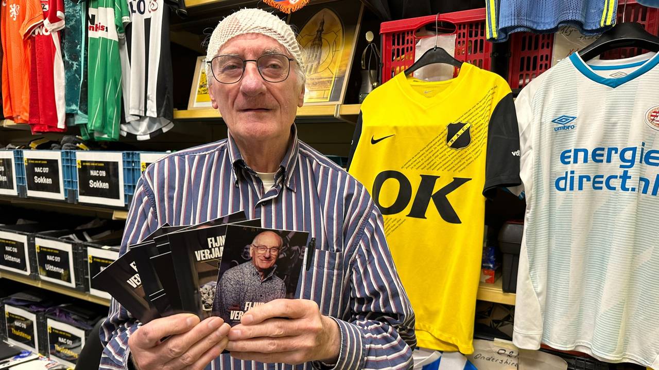 Een wasmand vol liefde: NAC-icoon Ben (80) krijgt 900 verjaardagskaarten