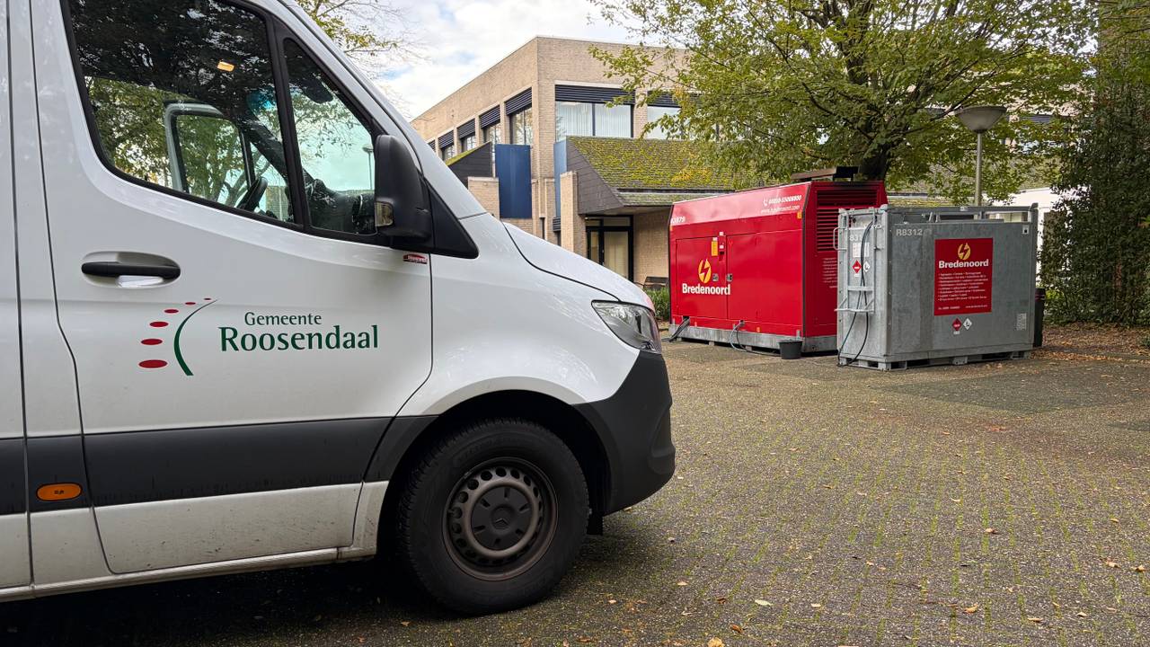 Noodaggregaat ingezet (Foto: Willem-Jan Joachems)