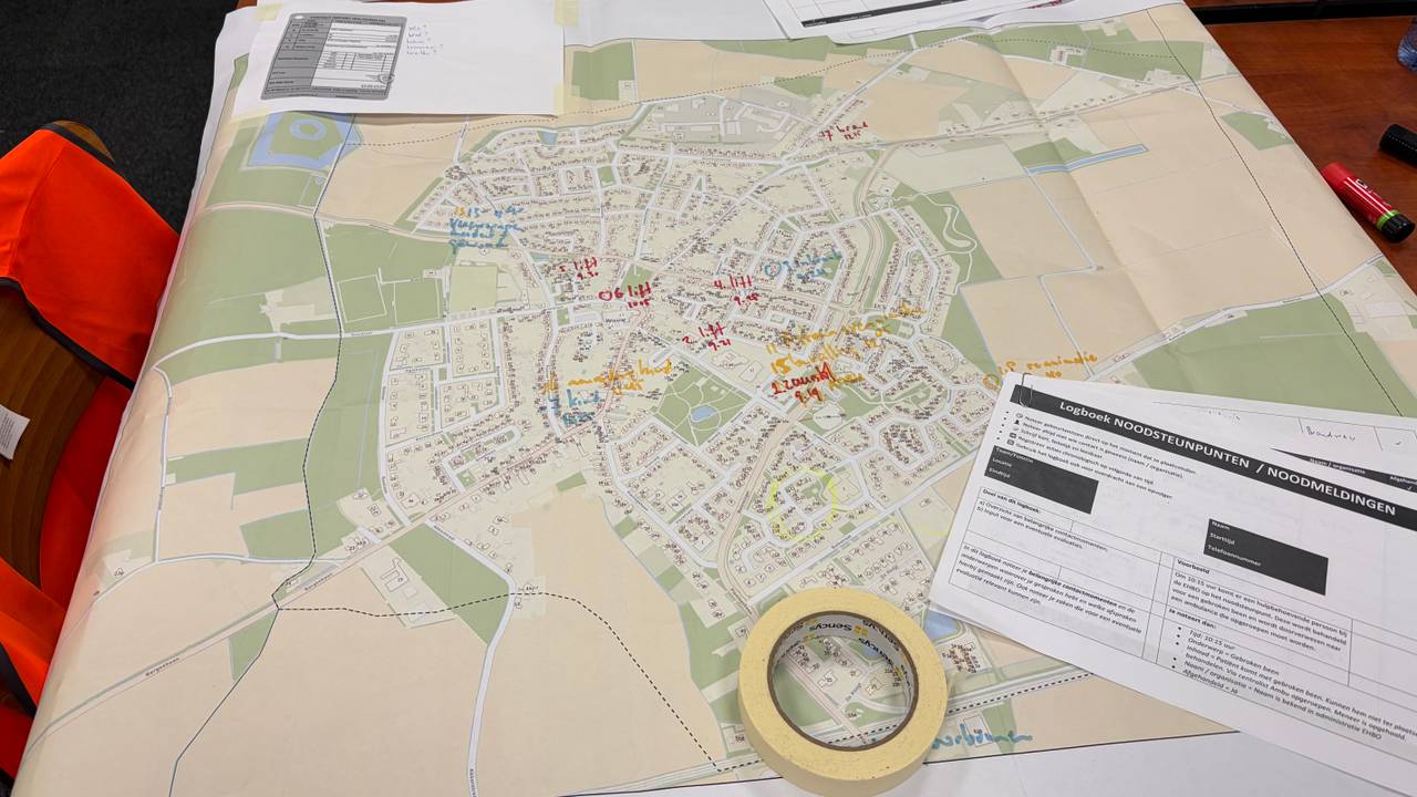 Ouderwetse papieren plattegrond (Foto: Willem-Jan Joachems)