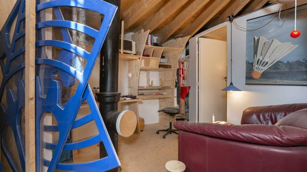 De toren was het levenswerk van kunstenaar Marius (foto: Schep Makerlaardij).