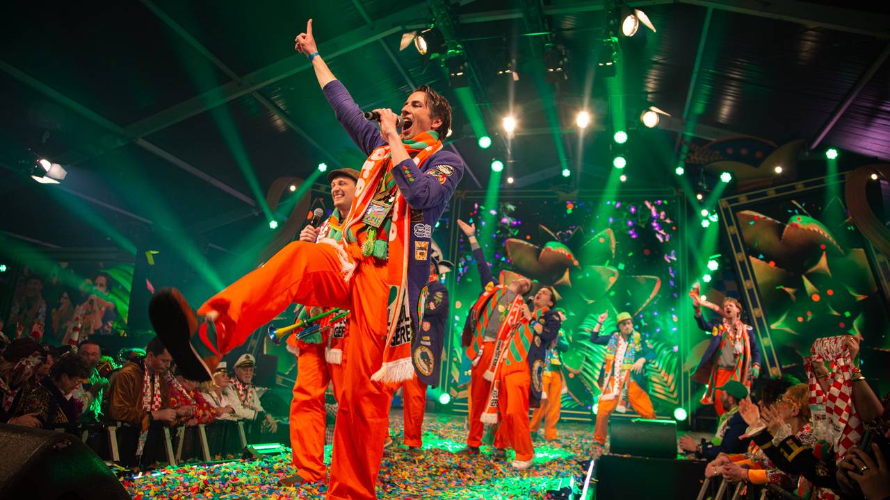 Veul Gère tijdens 3 Uurkes Vurraf in 2023 (Foto: Twan Spierts).