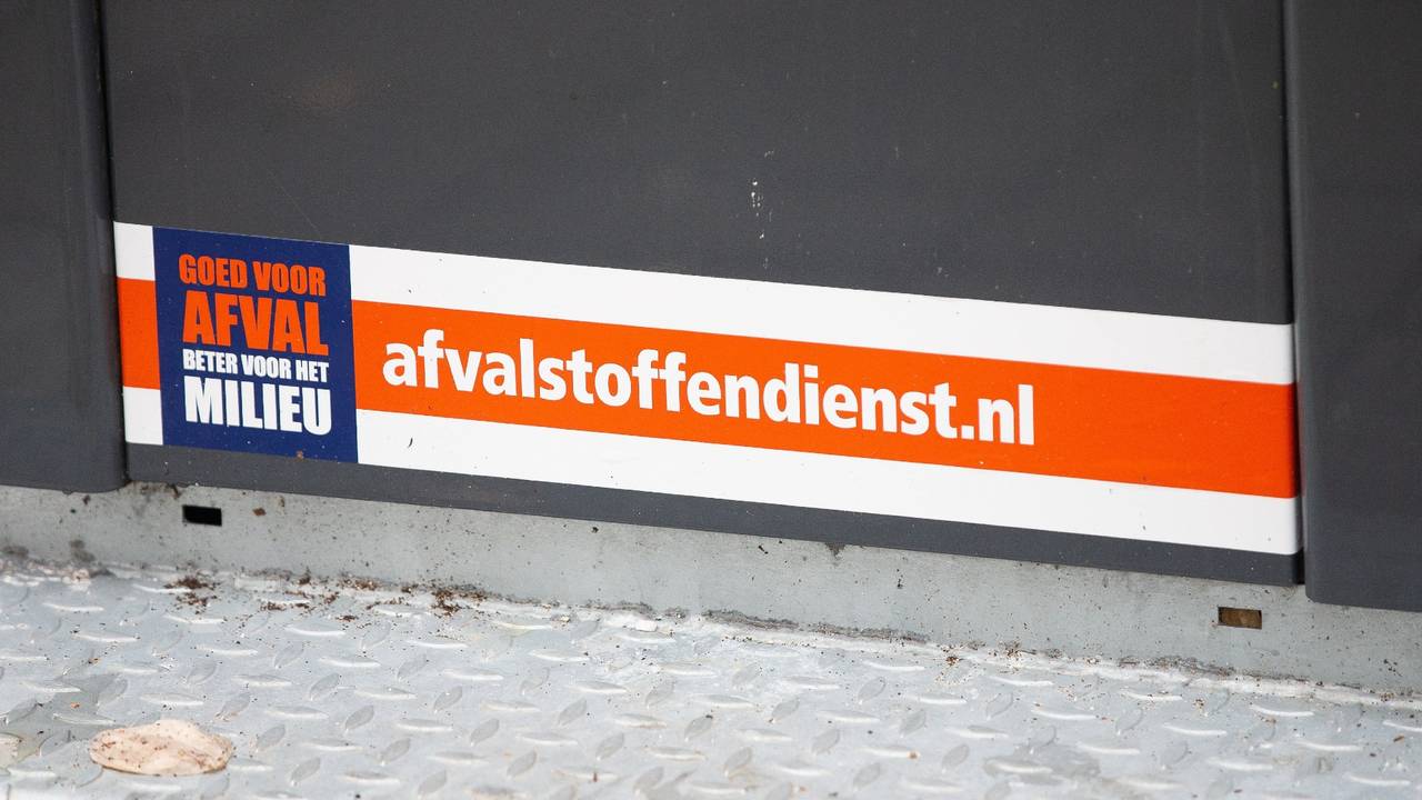Afvalcontainer van de Afvalstoffendienst in Den Bosch. (foto: ANP)