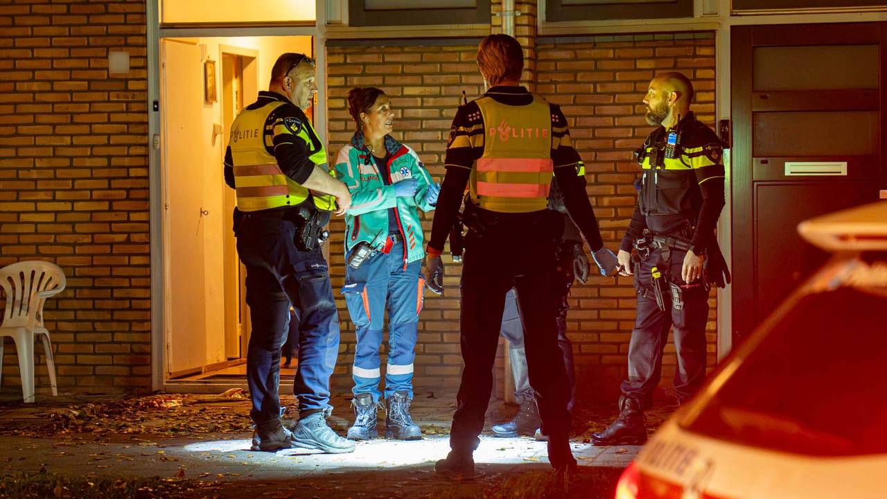 Gewonden bij steekpartij Helmond, flink bloedspoor naar huis aan overkant