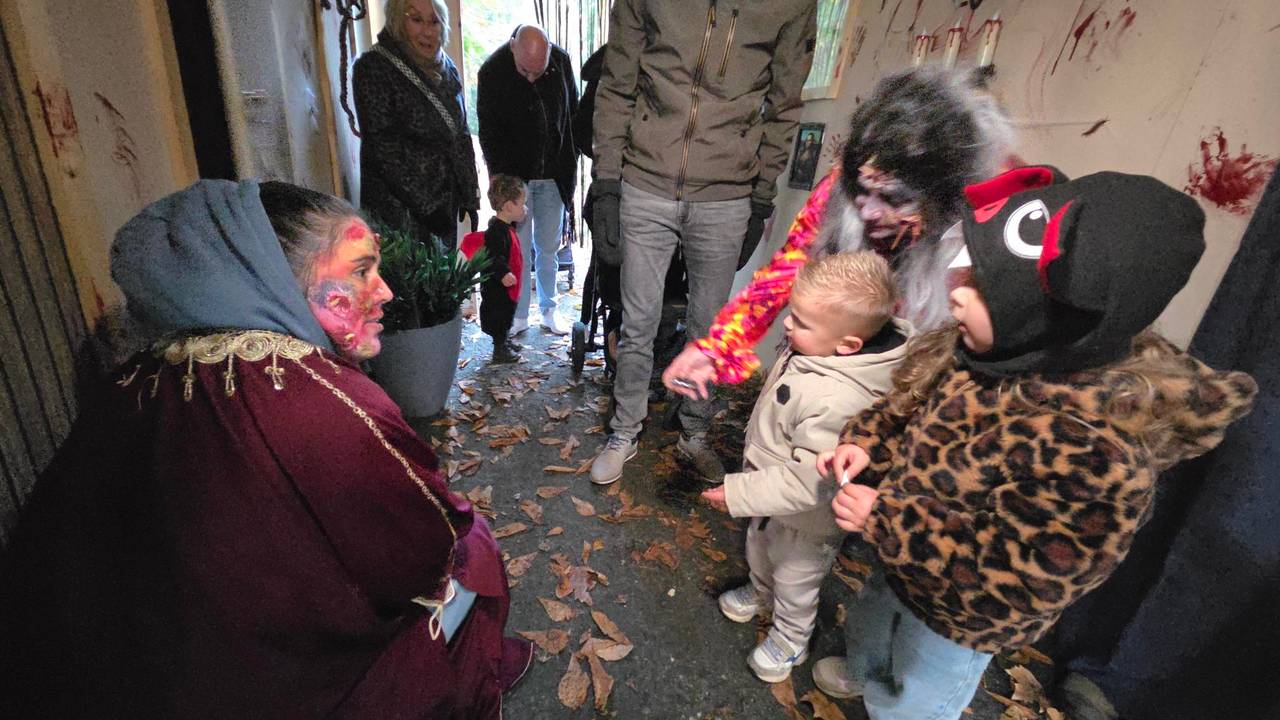 Zelfs peuters moeten eraan geloven bij Halloween in Boxtel