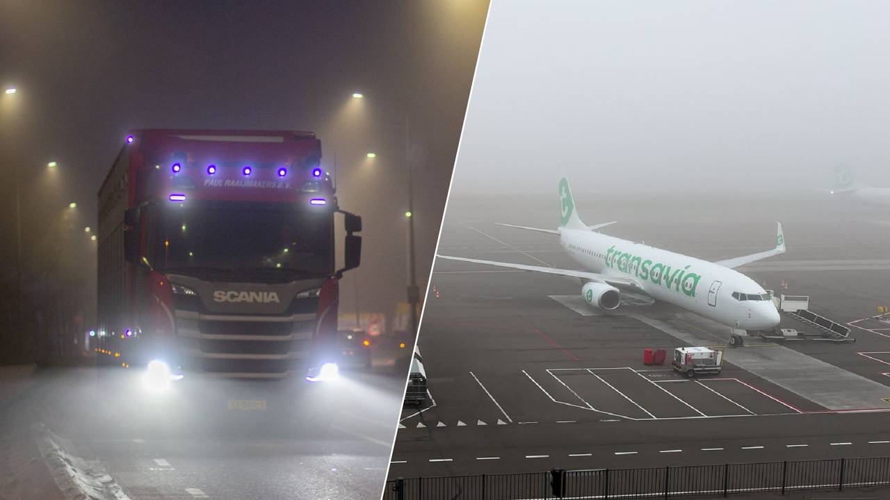 Tientallen vluchten vertraagd op Eindhoven Airport door dichte mist