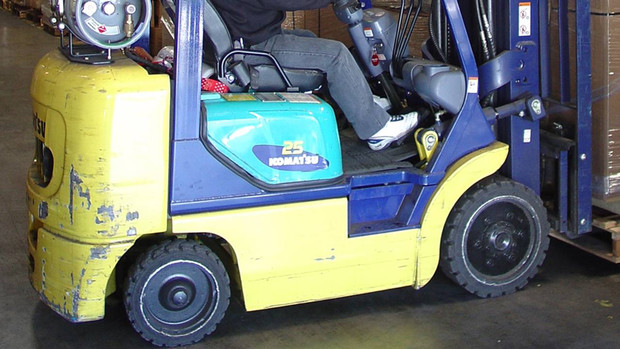 Niet de heftruck uit het verhaal (beeld ter illustratie).