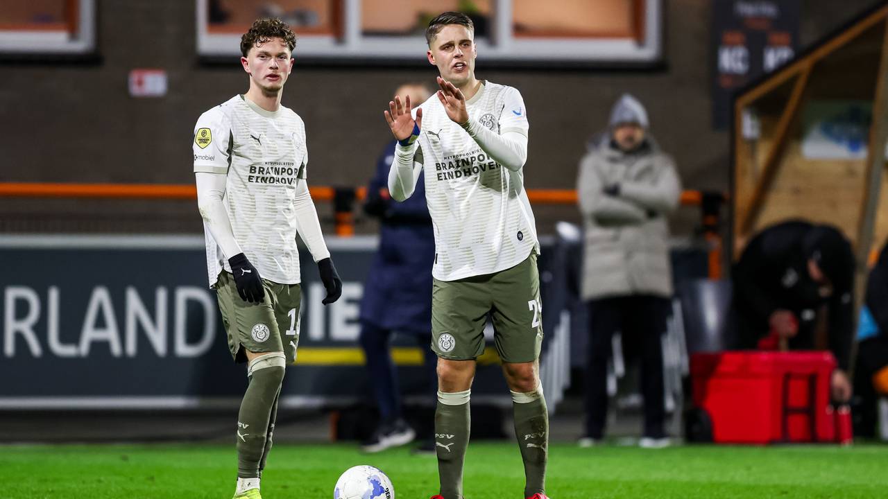 Paul Wanner en Joey Veerman zijn een deel van de twijfelgevallen bij PSV (foto: ANP)