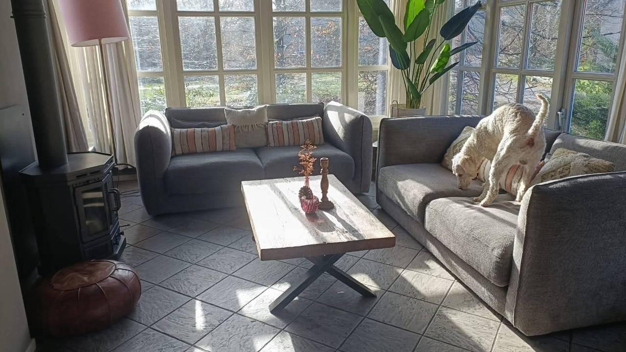 Foto's van een van de vakantiehuisjes die de vrouw zogenaamd verhuurd (foto: gedupeerden).