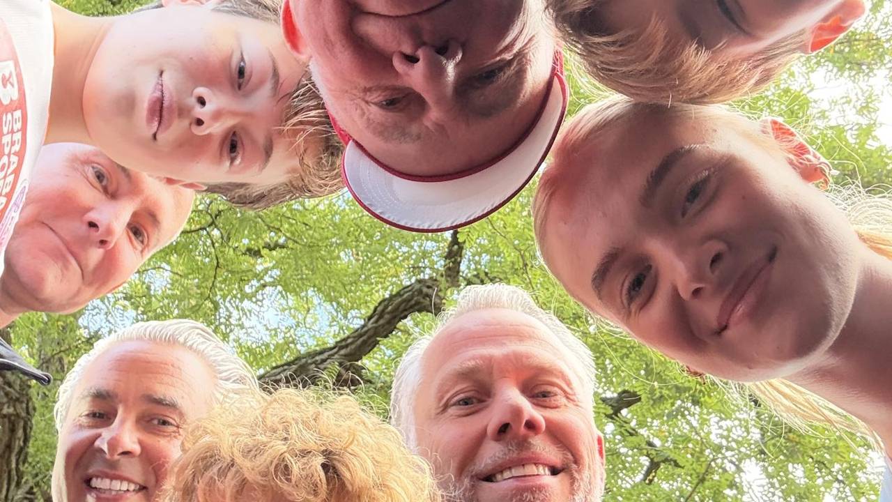Drie generaties familie Van Gemert deed mee aan de Marathon Eindhoven.