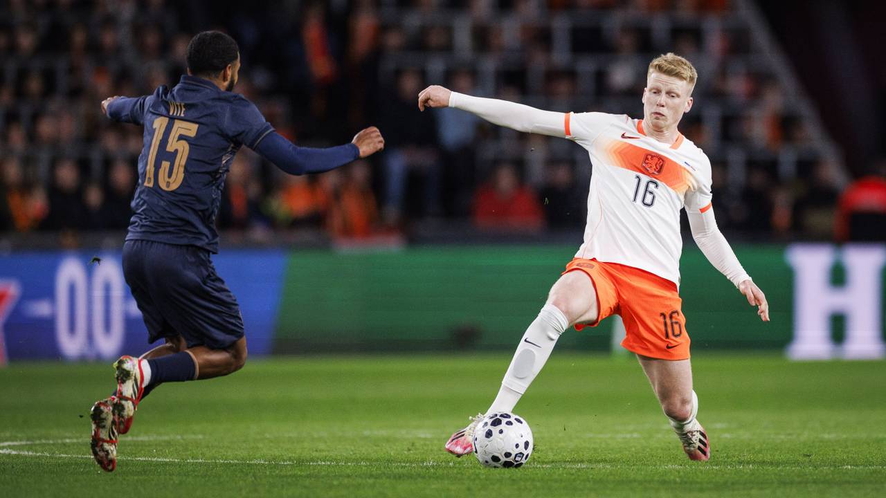 Jerdy Schouten speelde de hele wedstrijd tegen Ecuador.