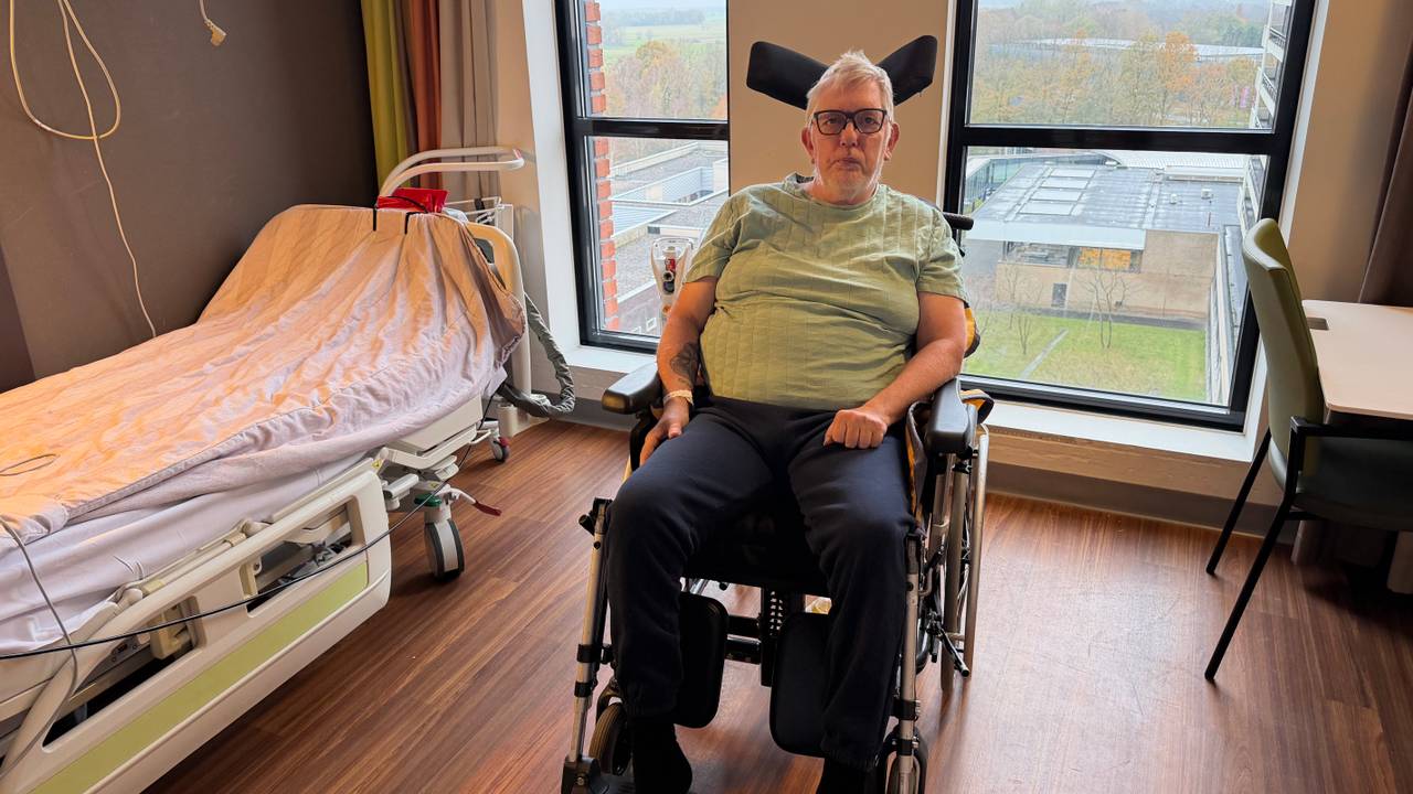 Rien in het Jeroen Bosch Ziekenhuis (foto: Rien).