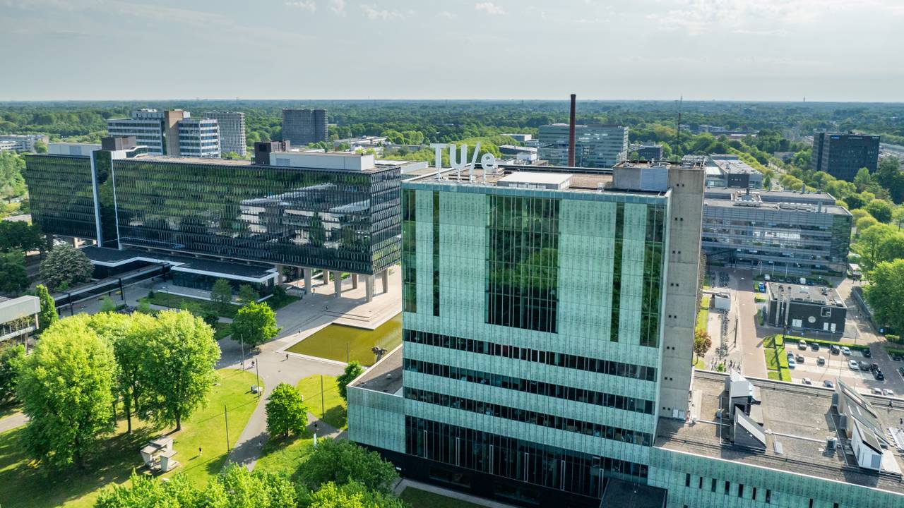 Het terrein van de TU/e (foto: TU/e).