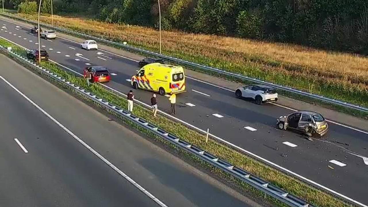 Het ging mis op de N2 toen de weginspecteur de A2 vrijgaf (foto: Rijkswaterstaat).