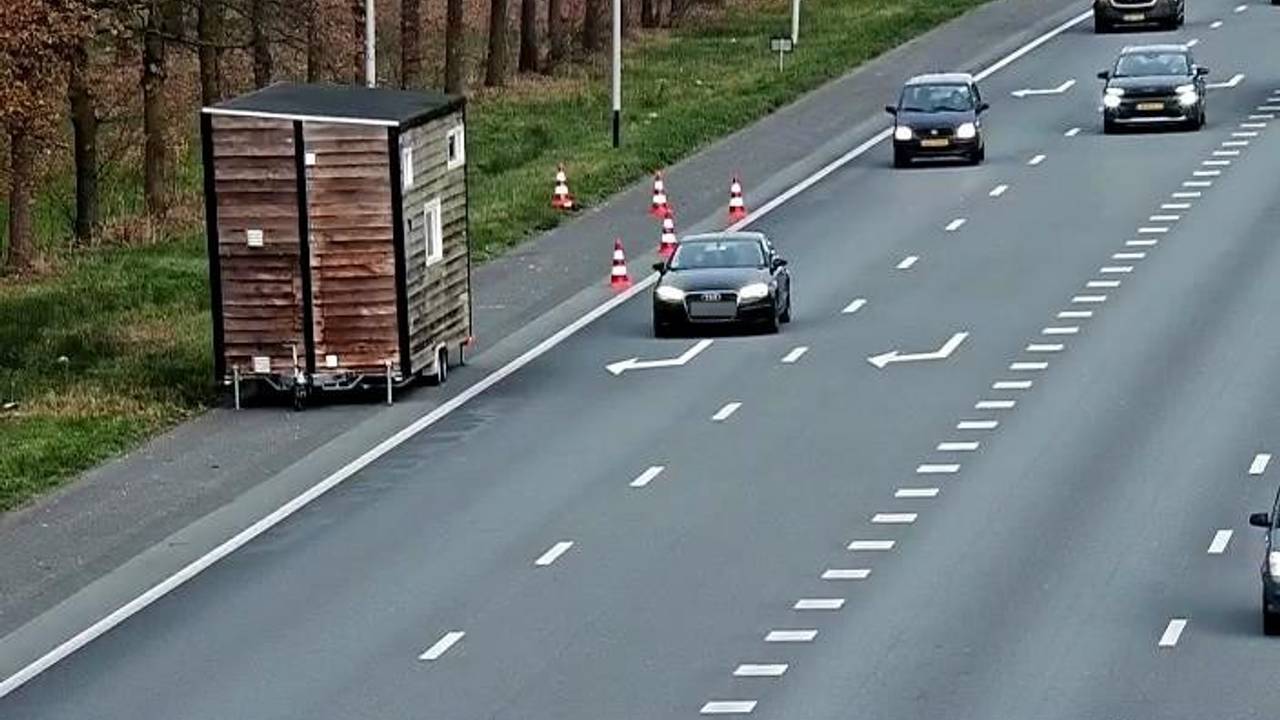 Het huisje trok veel bezichtigingen (foto: Rijkswaterstaat).